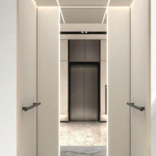 ستيل فضي مع ليد  4 سبوت